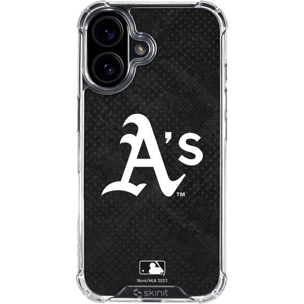 MLB Oakland Athletics Dark Wash iPhone 17 Clear Case