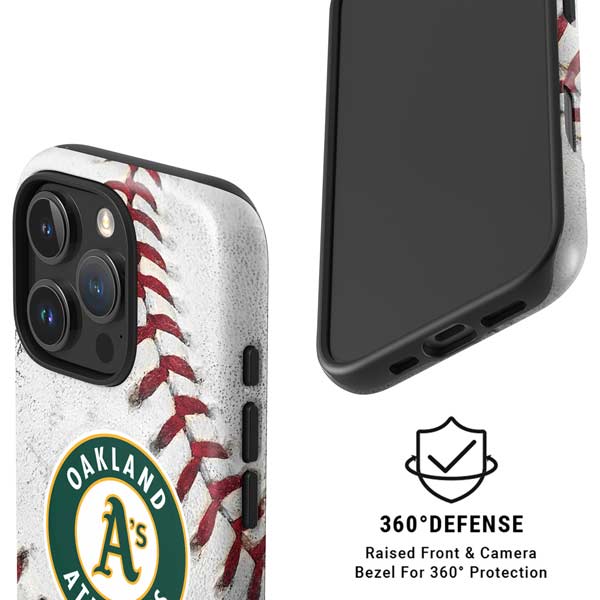MLB Oakland Athletics Game Ball iPhone 16 Pro Max Magsafe Impact Case