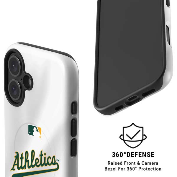 MLB Oakland Athletics Home Jersey iPhone 16 Magsafe Impact Case