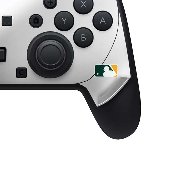 MLB Oakland Athletics Home Jersey Nintendo Switch 2 (2025) Pro Controller Skin