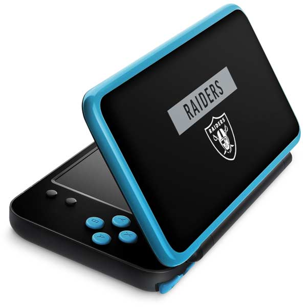 NFL Las Vegas Raiders Black Performance Series Nintendo Skins