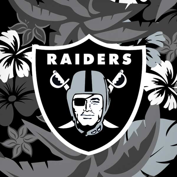 NFL Las Vegas Raiders Tropical Print iPhone XS Pro Case