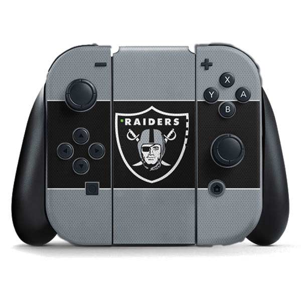 NFL Las Vegas Raiders Zone Block Nintendo Skins