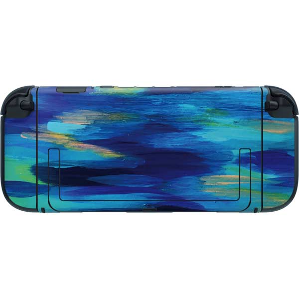 Ocean Blue Brush Stroke by Etta Vee Nintendo Switch 2 (2025) with Joy-Con Skin