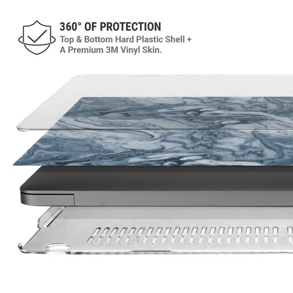 Ocean Blue Marble MacBook Pro 14in (2021-24) Case plus Skin