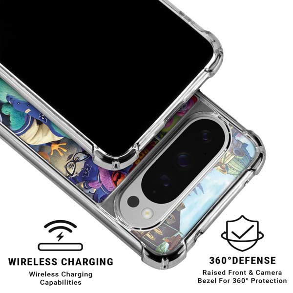 Disney Monsters University Official Poster Google Pixel 10 Pro XL Clear Case