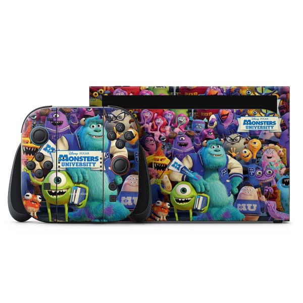 Disney Monsters University Official Poster Nintendo Switch 2 (2025) with Joy-Con Skin