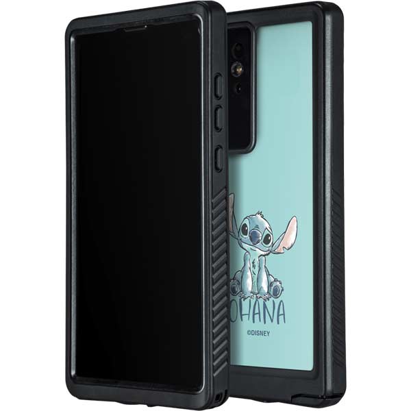 Disney Lilo and Stitch Ohana Galaxy S24 Ultra Waterproof Case