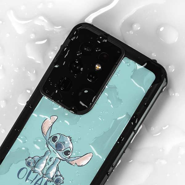 Disney Lilo and Stitch Ohana Galaxy S24 Ultra Waterproof Case