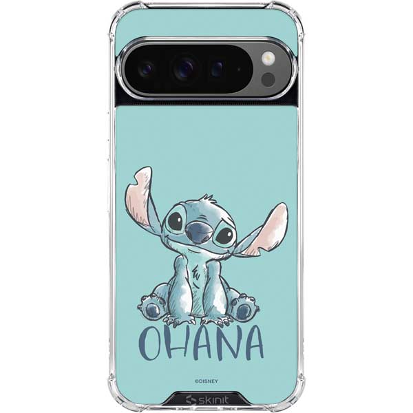 Disney Lilo and Stitch Ohana Google Pixel 10 Pro XL Clear Case