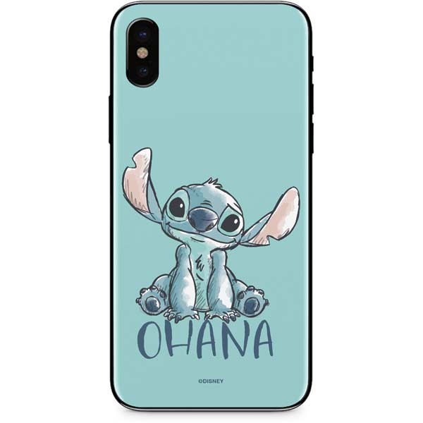 Disney Lilo and Stitch Ohana iPhone XS Max Skin
