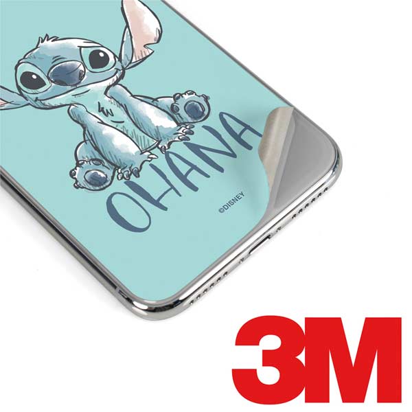Disney Lilo and Stitch Ohana iPhone XS Skin