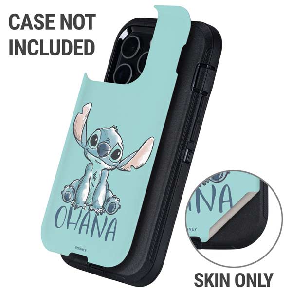 Disney Lilo and Stitch Ohana Otterbox Defender iPhone Skin
