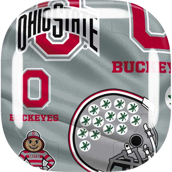 Ohio State University Pattern Galaxy Buds Live Skin