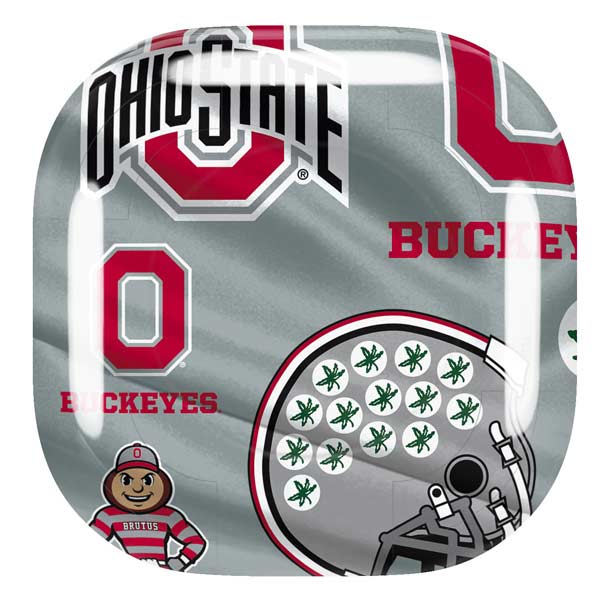 Ohio State University Pattern Galaxy Buds Live Skin