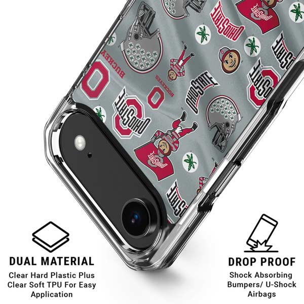 Ohio State University Pattern iPhone 17 Air MagSafe Case