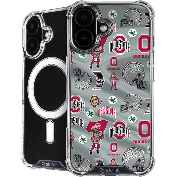 Ohio State University Pattern iPhone 17 MagSafe Case