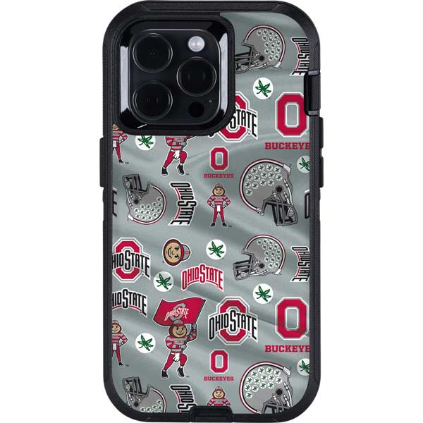 Ohio State University Pattern Otterbox Defender iPhone Skin