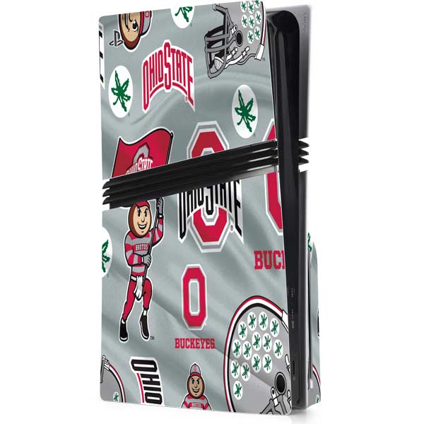 Ohio State University Pattern PlayStation PS5 Skins