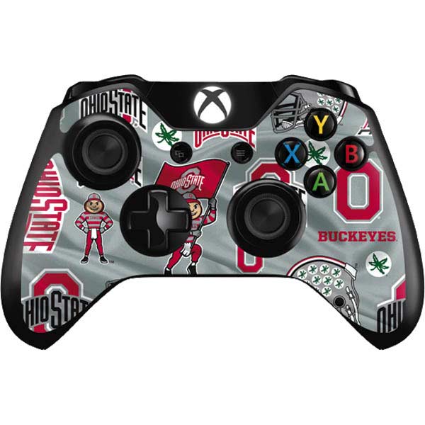 Ohio State University Pattern Xbox One Controller Skin