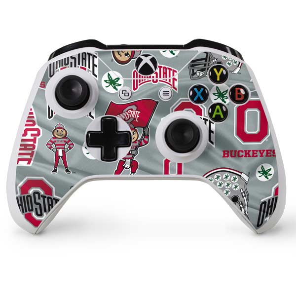 Ohio State University Pattern Xbox One Skins