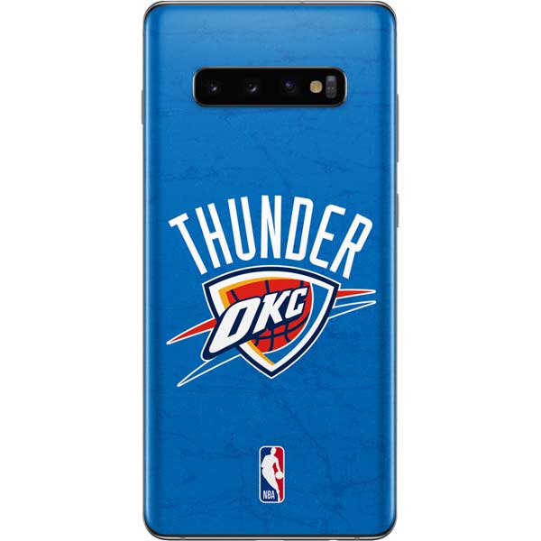 NBA OKC Thunder Distressed Galaxy S10 Plus Skin