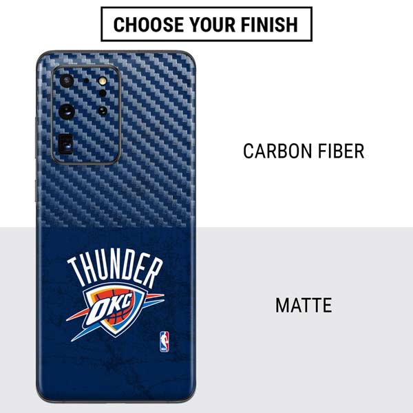 NBA OKC Thunder Distressed Galaxy S20 Ultra 5G Skin