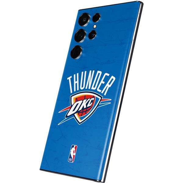 NBA OKC Thunder Distressed Galaxy S22 Ultra Skin
