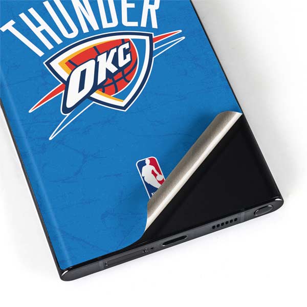 NBA OKC Thunder Distressed Galaxy S22 Ultra Skin