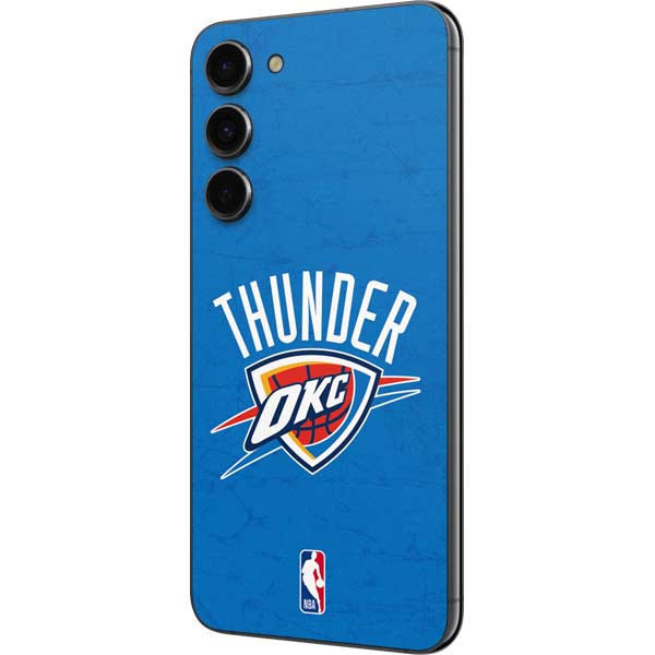 NBA OKC Thunder Distressed Galaxy S23 FE Skin