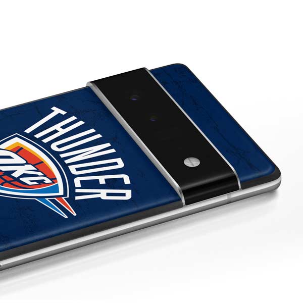 NBA OKC Thunder Distressed Google Pixel 6 Pro Skin
