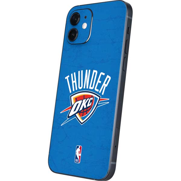 NBA OKC Thunder Distressed iPhone 12 Skin