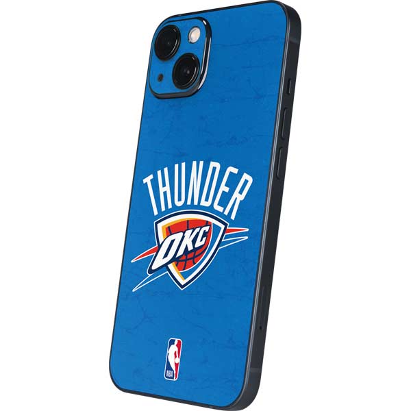NBA OKC Thunder Distressed iPhone 13 Skin