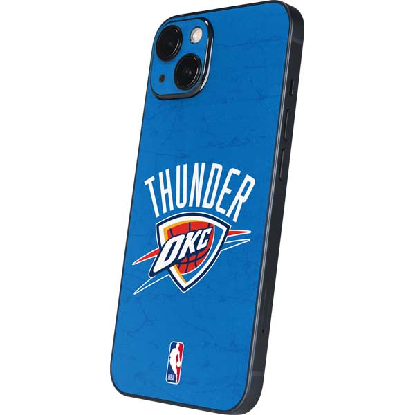 NBA OKC Thunder Distressed iPhone 15 Skin