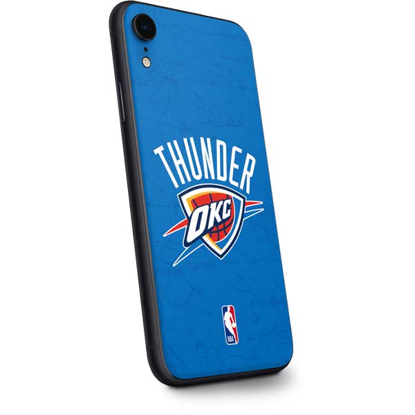 NBA OKC Thunder Distressed iPhone XR Skin