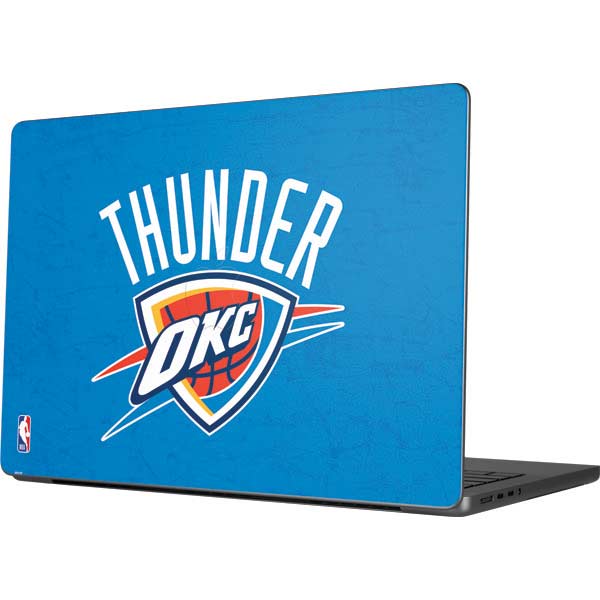 NBA OKC Thunder Distressed MacBook Pro 14in (2021-24) Skin