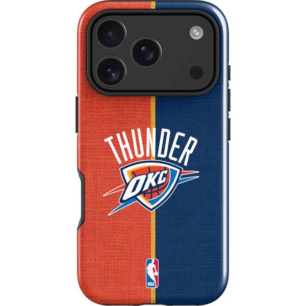 NBA OKC Thunder Split iPhone 17 Pro Max Impact Case