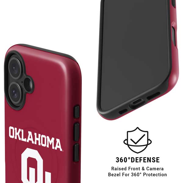 University of Oklahoma Basketball iPhone 16 Magsafe Impact Case