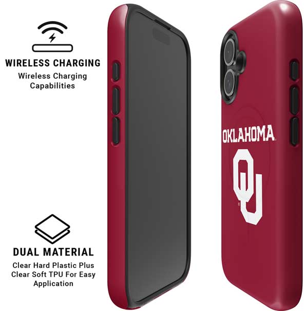 University of Oklahoma Basketball iPhone 16 Magsafe Impact Case
