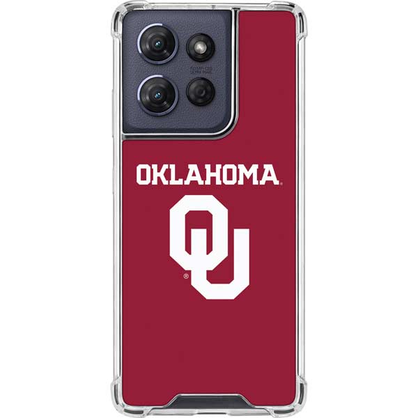 University of Oklahoma Basketball Moto G 5G (2025) Clear Case