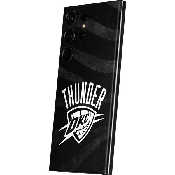 NBA Oklahoma City Thunder Black Animal Print Galaxy Skins