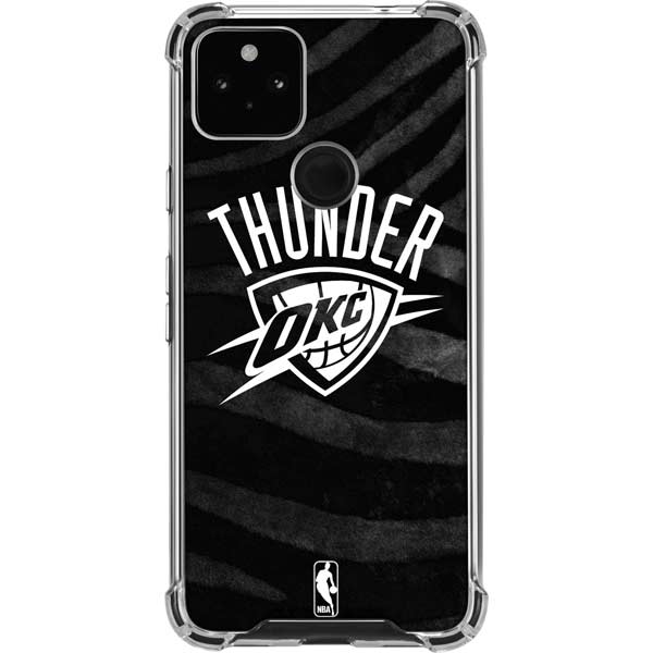 NBA Oklahoma City Thunder Black Animal Print Pixel Cases