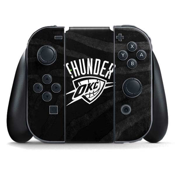 NBA Oklahoma City Thunder Black Animal Print Nintendo Skins