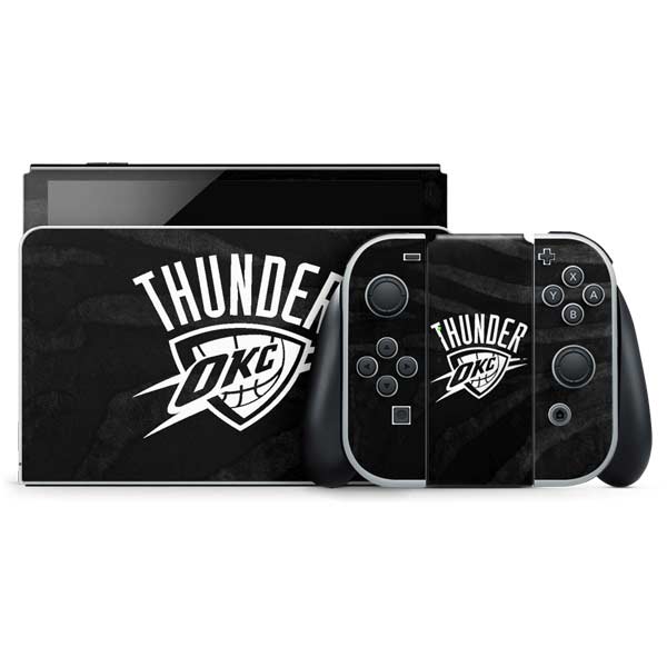 NBA Oklahoma City Thunder Black Animal Print Nintendo Skins