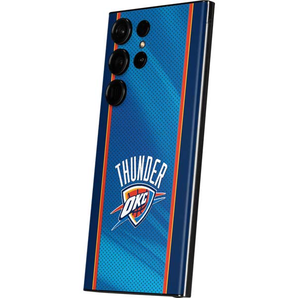 NBA Oklahoma City Thunder Blue Jersey Galaxy Skins