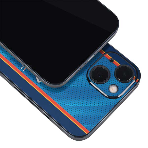 NBA Oklahoma City Thunder Blue Jersey iPhone Skins