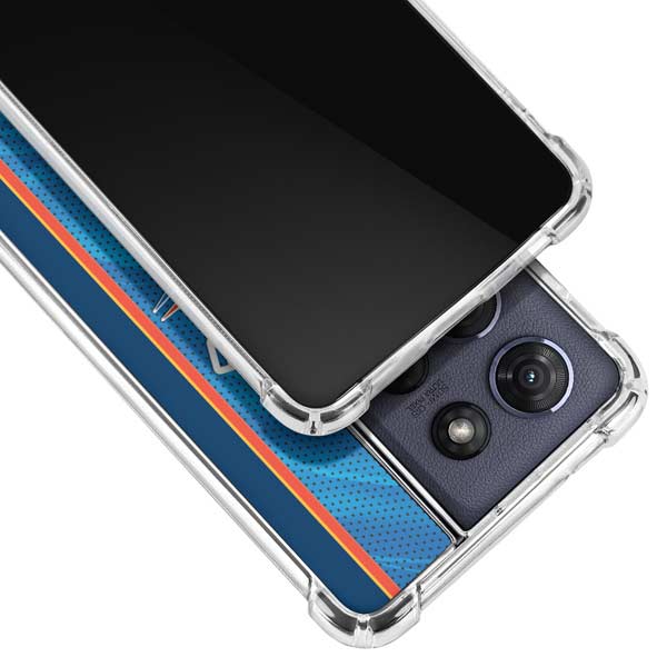 NBA Oklahoma City Thunder Blue Jersey Moto G 5G (2025) Clear Case