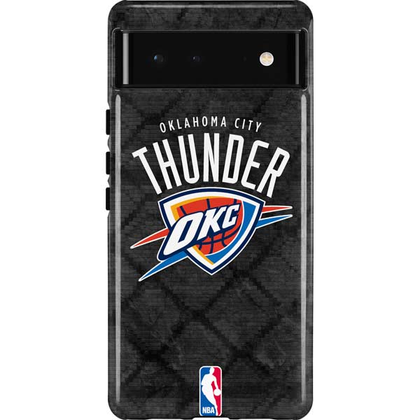 NBA Oklahoma City Thunder Dark Rust Pixel Cases