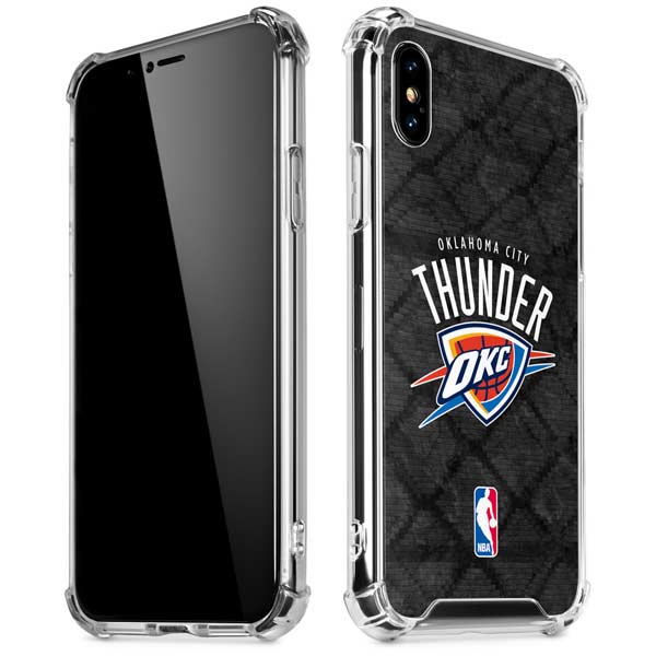 NBA Oklahoma City Thunder Dark Rust iPhone X/XS Clear Case