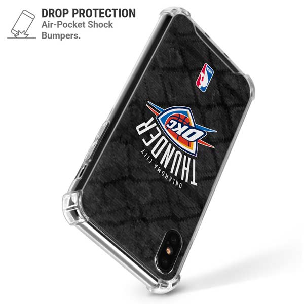 NBA Oklahoma City Thunder Dark Rust iPhone X/XS Clear Case
